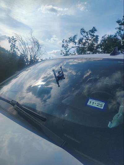Windshield repair for a customer in Llano, Texas